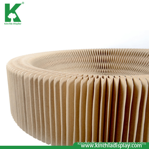 K0158 New Design Cardboard Expandable Cat Scratcher Bed